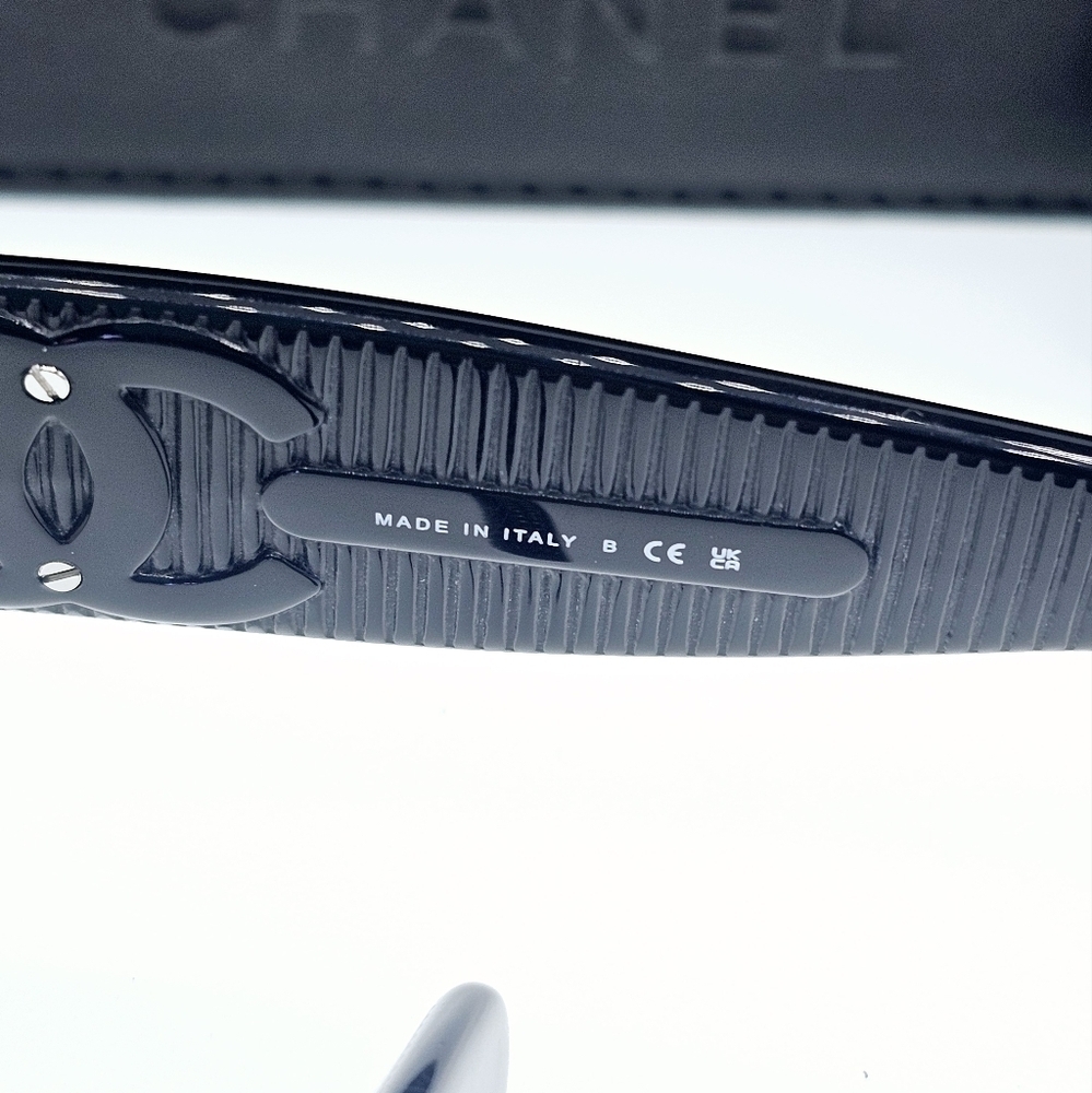 Chanel 5493-A C622/S5 Women's Black/Brown Gradient Sunglasses - Picture 12 of 16